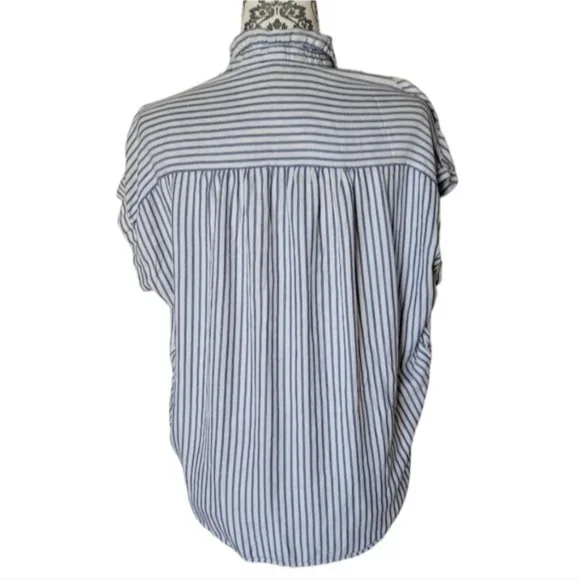 Madewell Central Shirt Dalton Stripe size small - Picture 3 of 15